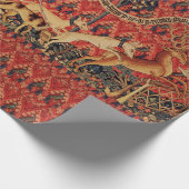 JUGENDLICHE, DIE JUGENDJAHRE HABEN, Tiere, Rote Fl Geschenkpapier (Ecke)