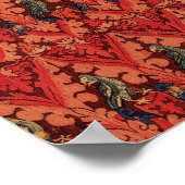 JUGENDLICHE, DIE JUGENDJAHRE HABEN, Tiere, Rote Fl Poster (Ecke)