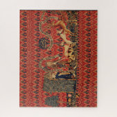 JUGENDLICHE, DIE JUGENDJAHRE HABEN, Tiere, Rote Fl Puzzle (Vertikal)