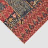 JUGENDLICHE, DIE JUGENDJAHRE HABEN, Tiere, Rote Fl Seidenpapier (Detail)