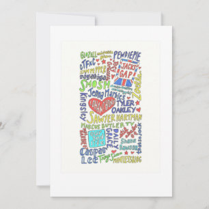 Jugendliche Einladung