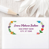 Jugendliche Elegante Script-Blume Floral Modern (Insitu)