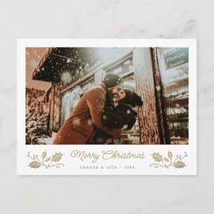 Jugendliche - Erste Weihnachtskarten Foto Feiertagspostkarte