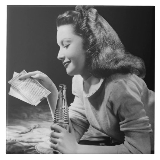 Jugendliche Fliese (Vorderseite)