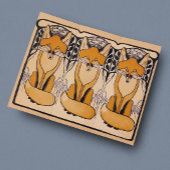 Jugendliche Füchse Poster