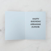 Jugendliche Geburtstagskarte Karte (Innenseite)