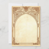 Jugendliche Hochzeit in warmen Tönen Einladung (Rückseite)