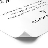 JUGENDLICHE Hochzeit Jubiläum Piñata Zeichen Poster (Ecke)