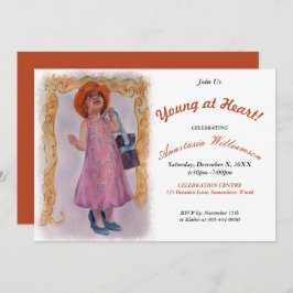 JUGENDLICHE IM HERZEN IN JEDER ALTER PARTY EINLADU EINLADUNG