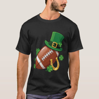Jugendliche Jungen St Patricks Day Fußball Shamroc T-Shirt