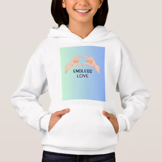 Jugendliche Kapuzenpullover Trend Pullover – Komfo (Vorderseite)
