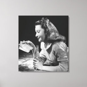 Jugendliche Leinwanddruck