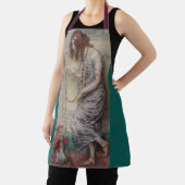 Jugendliche-Prinzessin und ihre Affenessin Schürze (InSitu)