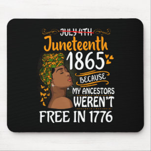 Jugendliche schwarze Frauen, weil meine Vorfahren Mousepad