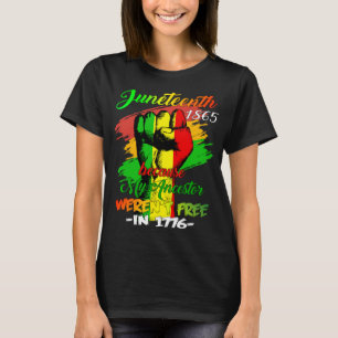 Jugendliche schwarze Frauen, weil meine Vorfahren T-Shirt