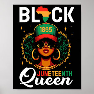 Jugendliche Shirts Women Black Queen African Ameri Poster