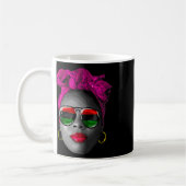 Jugendliche Shirts Women Drug Afro Doll Queen Blac Kaffeetasse (Links)
