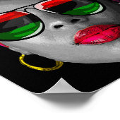 Jugendliche Shirts Women Drug Afro Doll Queen Blac Poster (Ecke)