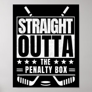 Jugendliche Straight Outta The Penalty Box Kinder Poster