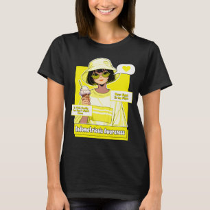 Jugendliche und stilvolle Endometriose-Familienunt T-Shirt