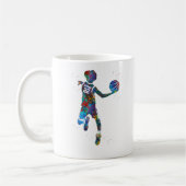 Jugendlicher Basketballspieler Kaffeetasse (Links)
