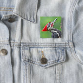 Jugendlicher Buntspecht-Profil-Geschenke Bekleidun Button (Beispiel)