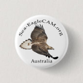 Jugendlicher im Flug Knopf S3 Button (Vorderseite)