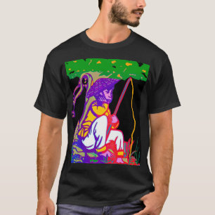 Jugendlicher Junge Camo Bass Fisch Geboren Zum Ang T-Shirt
