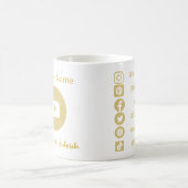 JUGENDLICHER SOZIALMEDIENINFLUENCER-INHALTSBILDER KAFFEETASSE (Mittel)