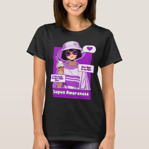 Jugendlicher und stilvoller Lupus Familiensupport T-Shirt