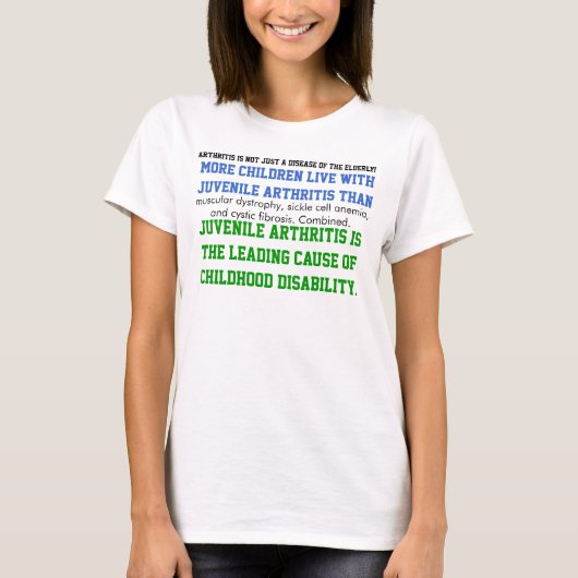 Jugendliches Arthritis-Bewusstsein T-Shirt (Vorderseite)