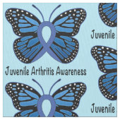 Jugendliches Arthritis-Schmetterlings-Band Stoff (Nahaufnahme)