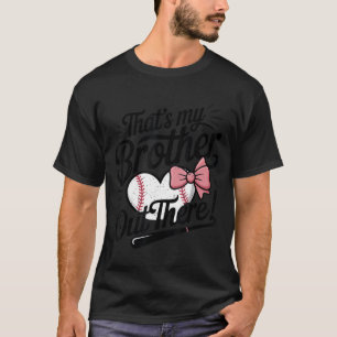 Jugendliches Mädchen Baseball Schwester Kleinkind T-Shirt