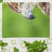 Jugendliches Rot angebundener Falke Handtuch (Gefaltet)