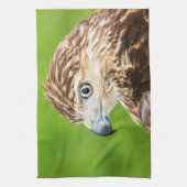 Jugendliches Rot angebundener Falke Handtuch (Vertikal)