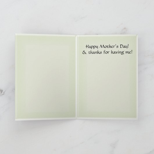 Jugendlily (Muttertagskarte) Karte (Innenseite)