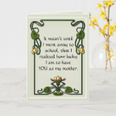 Jugendlily (Muttertagskarte) Karte (Gelbe Blume)