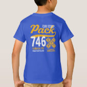 Jugendlogo und Back-Shirt T-Shirt (Rückseite)