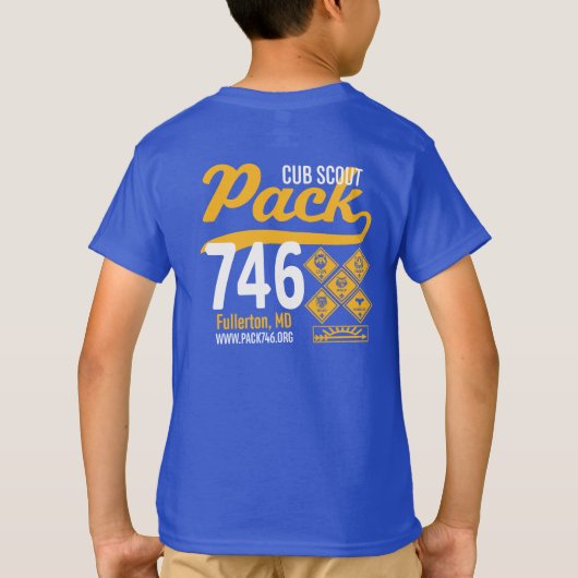 Jugendlogo und Back-Shirt T-Shirt (Rückseite)