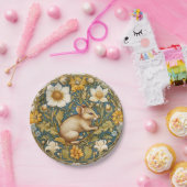 Jugendmaus und Blume Pappteller (Party)