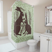 Jugendparadies Rabbits De Morgan und Morris Duschvorhang (Beispiel)