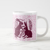 Jugendparadies Rabbits De Morgan und Morris Jumbo-Tasse (Rechts)