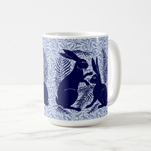 Jugendparadies Rabbits De Morgan und Morris Kaffeetasse (VorderseiteRechts)