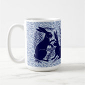 Jugendparadies Rabbits De Morgan und Morris Kaffeetasse (Links)