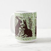 Jugendparadies Rabbits De Morgan und Morris Kaffeetasse (Vorderseite Links)