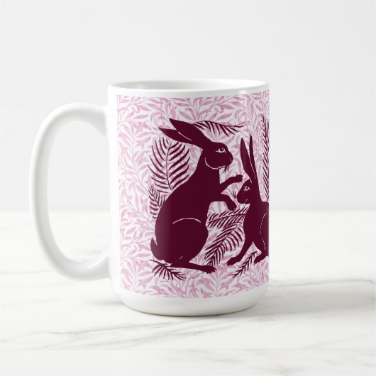 Jugendparadies Rabbits De Morgan und Morris Kaffeetasse (Links)