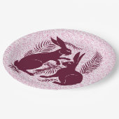 Jugendparadies Rabbits De Morgan und Morris Pappteller (Schrägansicht)