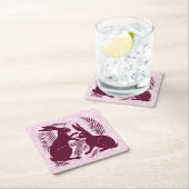 Jugendparadies Rabbits De Morgan und Morris Rechteckiger Pappuntersetzer (Vor Ort)