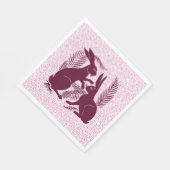 Jugendparadies Rabbits De Morgan und Morris Serviette (Ecke)