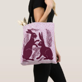 Jugendparadies Rabbits De Morgan und Morris Tasche (Von Nahem)